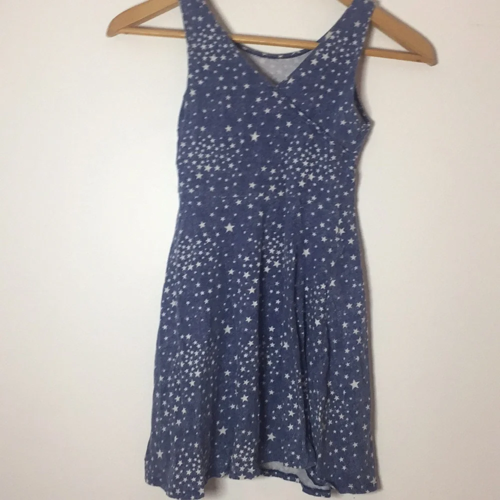 SO Tee Shirt Tank Dress with Stars Size S (10)
